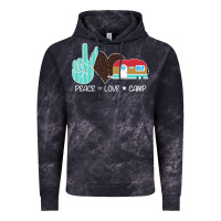 Cloud Black Peace Love Camp Vintage Hoodie - Bettercallsaul