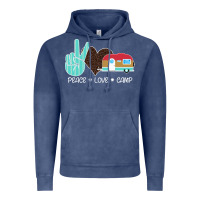 Vintage Denim Peace Love Camp Vintage Hoodie - Bettercallsaul