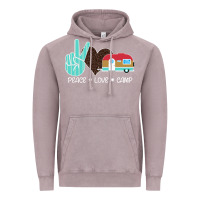 Vintage Zinc Peace Love Camp Vintage Hoodie - Bettercallsaul