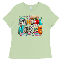 Matcha school nurse Ladies Tee - NancyCooperArtShop