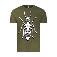 Just A Boy Who Loves Ants Vintage Tee | Teevron