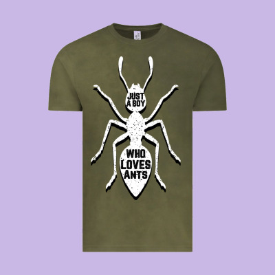 Just A Boy Who Loves Ants Vintage Tee Designed By Bettercallsaul