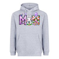 Heather Grey easter day mom Heavyweight Hoodie - CowhideDigitalArt