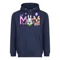 Navy easter day mom Heavyweight Hoodie - CowhideDigitalArt