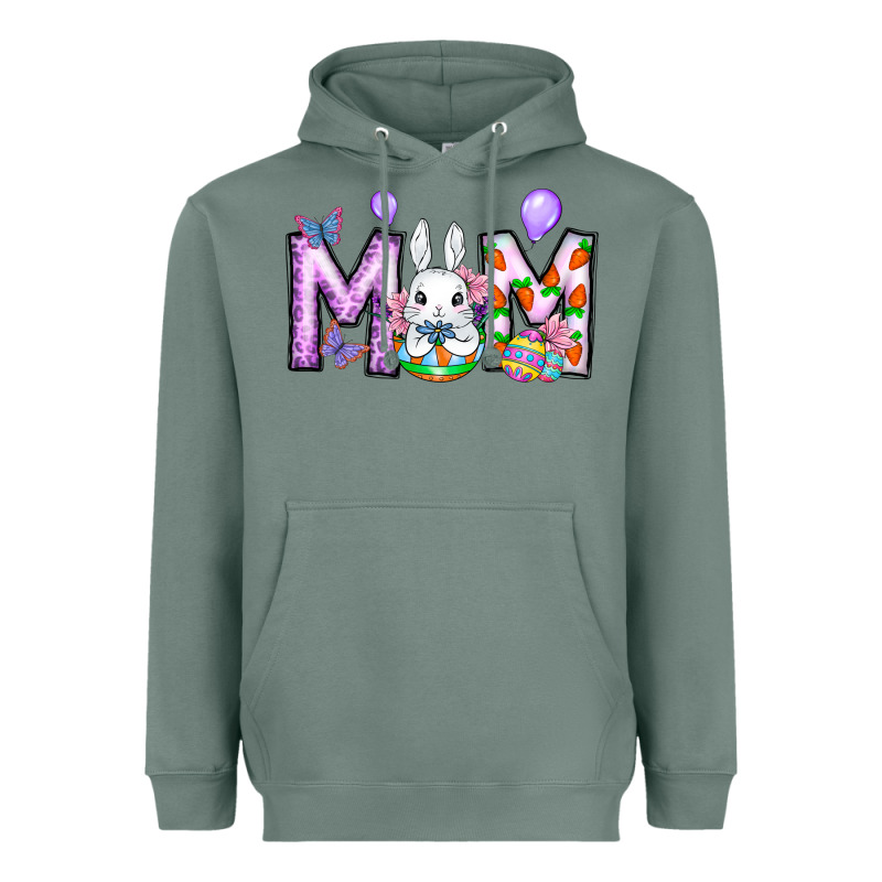 Easter Day Mom Heavyweight Hoodie by CowhideDigitalArt | Teevron