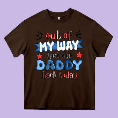 Out Of My Wat ı Get My Daddy Back Today Heavy Core Tee Designed By Maliassmallbusiness