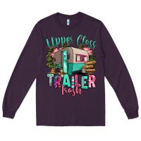 Plum upper class trailer trash Long Sleeve Tee - RanaPortraitStore