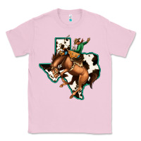 Cowhide Texas Map Rodeo Cowboy Classic Tee | Teevron