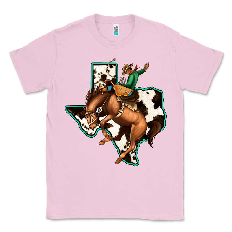 Cowhide Texas Map Rodeo Cowboy Classic Tee by Bettercallsaul | Teevron