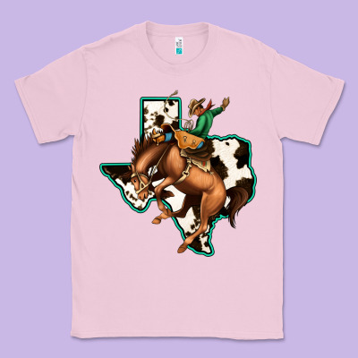 Cowhide Texas Map Rodeo Cowboy Classic Tee Designed By Bettercallsaul