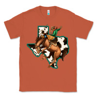 Copper Cowhide Texas Map Rodeo Cowboy Classic Tee - Bettercallsaul