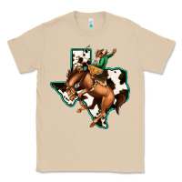 Mushroom Cowhide Texas Map Rodeo Cowboy Classic Tee - Bettercallsaul