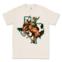 Natural Cowhide Texas Map Rodeo Cowboy Classic Tee - Bettercallsaul