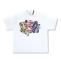 White Usa America Urban Heavy Tee - Bettercallsaul