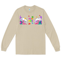 Mushroom summer Long Sleeve Tee - TumblerDesignByShophia
