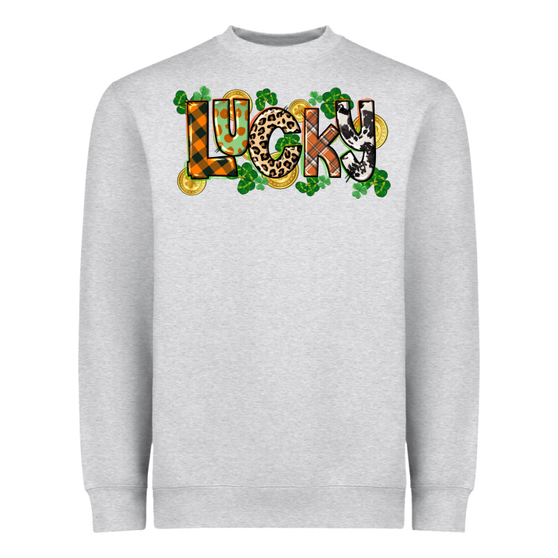 Western Lucky St. Patrick's Day Heavyweight Sweatshirt by CowGirlArtShop | Teevron