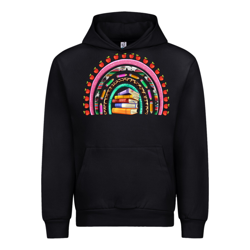Teacher Pen Apple Books Rainbow Urban Hoodie by Artiststas | Teevron