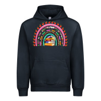 Navy teacher pen apple books rainbow Urban Hoodie - Artiststas
