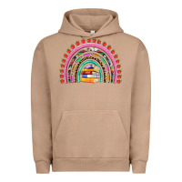 Pigment Burro teacher pen apple books rainbow Urban Hoodie - Artiststas