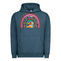 Pigment Midnight Navy teacher pen apple books rainbow Urban Hoodie - Artiststas
