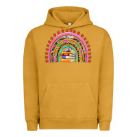 Pigment Peanut Butter teacher pen apple books rainbow Urban Hoodie - Artiststas