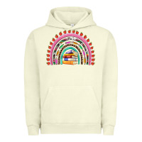 Pigment Pistachio teacher pen apple books rainbow Urban Hoodie - Artiststas