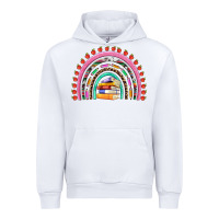 White teacher pen apple books rainbow Urban Hoodie - Artiststas
