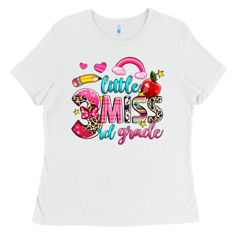 Little Miss Third Grade Ladies Tee by NancyCooperArtShop | Teevron