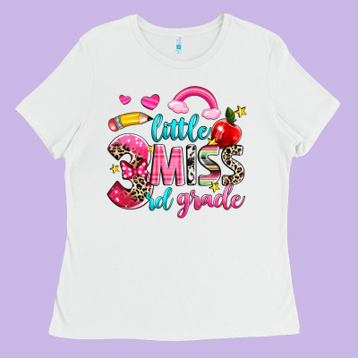 Little Miss Third Grade Ladies Tee Designed By Nancycooperartshop