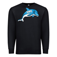 Black dolphin dwe Premium Sweatshirt - CowhideDigitalArt