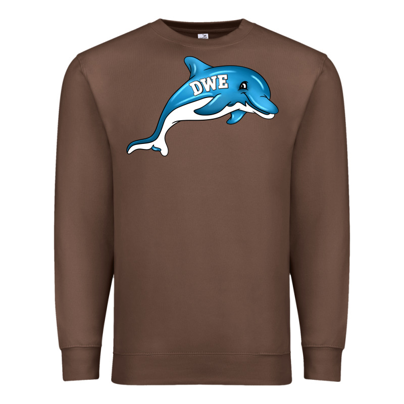 Dolphin Dwe Premium Sweatshirt by CowhideDigitalArt | Teevron