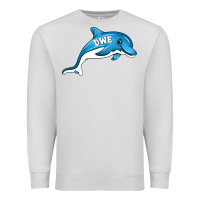 Dove Grey dolphin dwe Premium Sweatshirt - CowhideDigitalArt