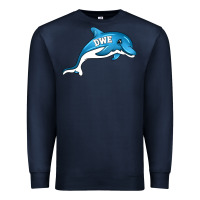 Navy dolphin dwe Premium Sweatshirt - CowhideDigitalArt