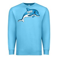 Ocean Blue dolphin dwe Premium Sweatshirt - CowhideDigitalArt