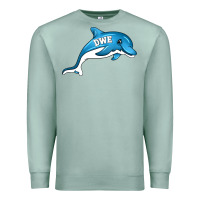 Seafoam dolphin dwe Premium Sweatshirt - CowhideDigitalArt