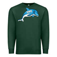 Sports Green dolphin dwe Premium Sweatshirt - CowhideDigitalArt