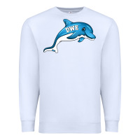White dolphin dwe Premium Sweatshirt - CowhideDigitalArt