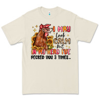 Bone i may look calm but in my head i've pecked you Premium Tee - MaliasSmallBusiness