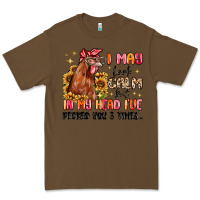 Cacao i may look calm but in my head i've pecked you Premium Tee - MaliasSmallBusiness