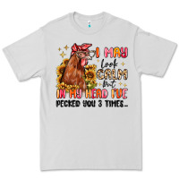 Dove Grey i may look calm but in my head i've pecked you Premium Tee - MaliasSmallBusiness