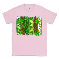 Bubblegum Pink St Patrick's Day Brushstrokes Classic Tee - RanaPortraitStore