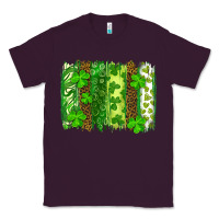 Plum St Patrick's Day Brushstrokes Classic Tee - RanaPortraitStore