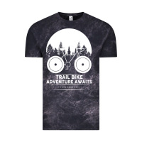 Cloud Black Trail Bike Adventure Awaits Vintage Tee - Bettercallsaul