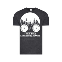 Vintage Black Trail Bike Adventure Awaits Vintage Tee - Bettercallsaul