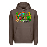 Coffee teacher st patrick Premium Hoodie - FaDigitalArtStudio