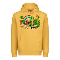 Mustard teacher st patrick Premium Hoodie - FaDigitalArtStudio