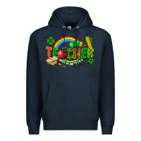 Navy teacher st patrick Premium Hoodie - FaDigitalArtStudio