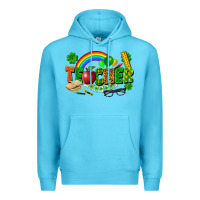 Ocean Blue teacher st patrick Premium Hoodie - FaDigitalArtStudio