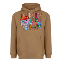 Toasted Coconut DON T WORRY Be hoppy Easter Heavyweight Hoodie - CowhideDigitalArt