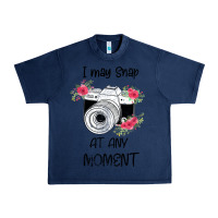 Navy I May Snap At Any Moment Urban Heavy Tee - Bettercallsaul